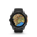 Ceas inteligent Garmin Fenix 8 51 mm AMOLED, culoare gri închis (010-02905-00)